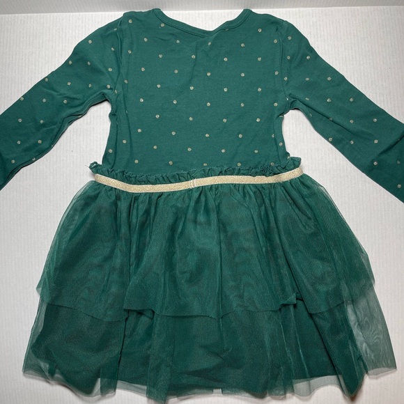 Carters Dark Green Tulle Dress Size 2t - Picture 4 of 4